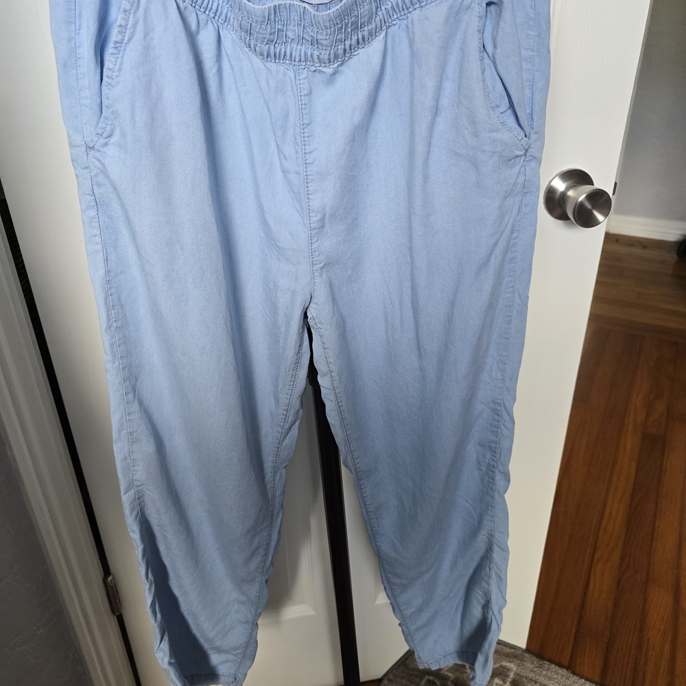 Serra Sky Blue Straight Leg Pants